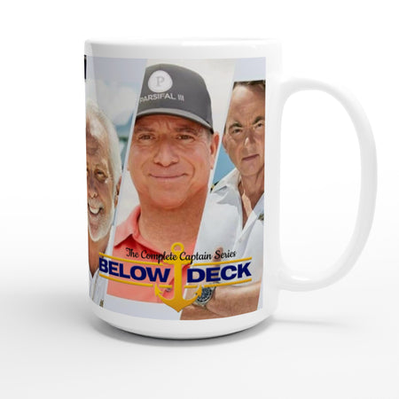 Below Deck Quotes- White 11oz Ceramic Mug with Color Inside - Creations by Chris and Carlos