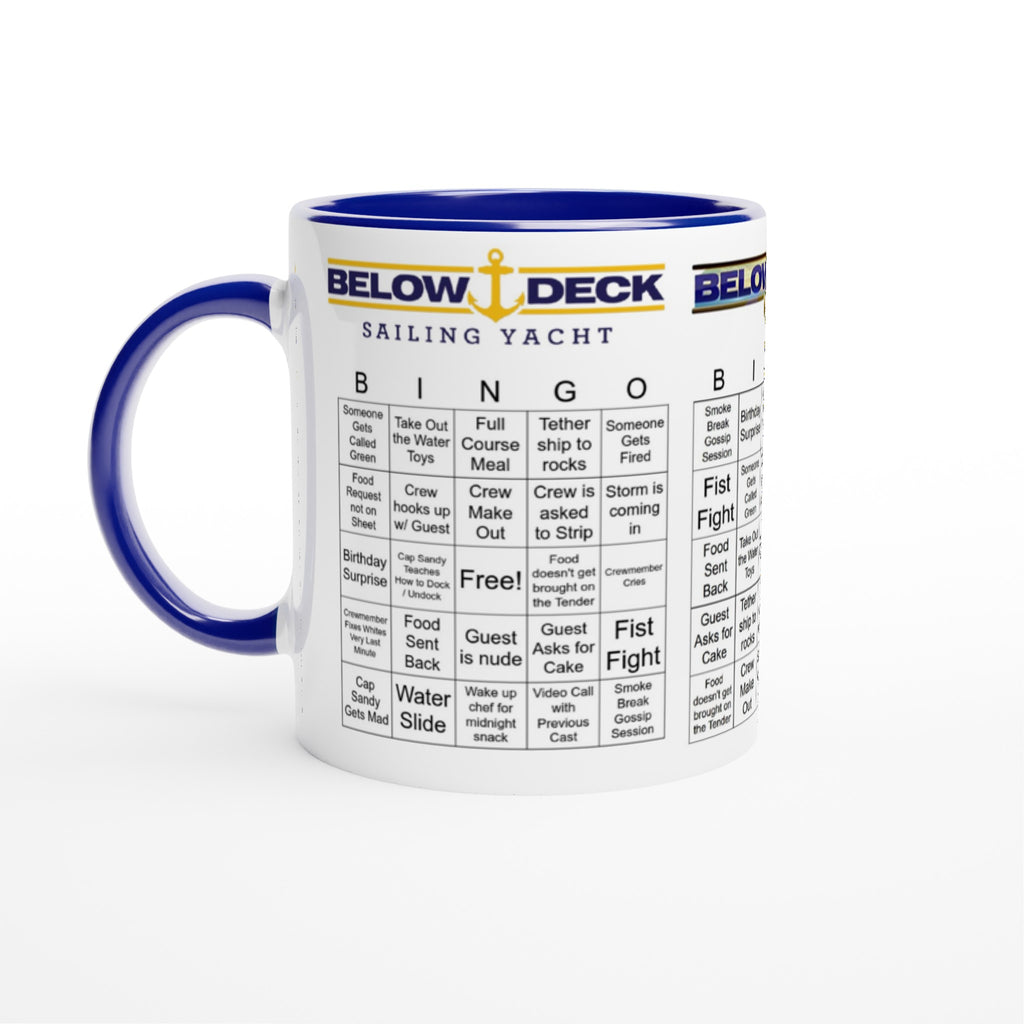 Below Deck Series- Bingo- White 15oz Ceramic Mug - Creations by Chris and Carlos