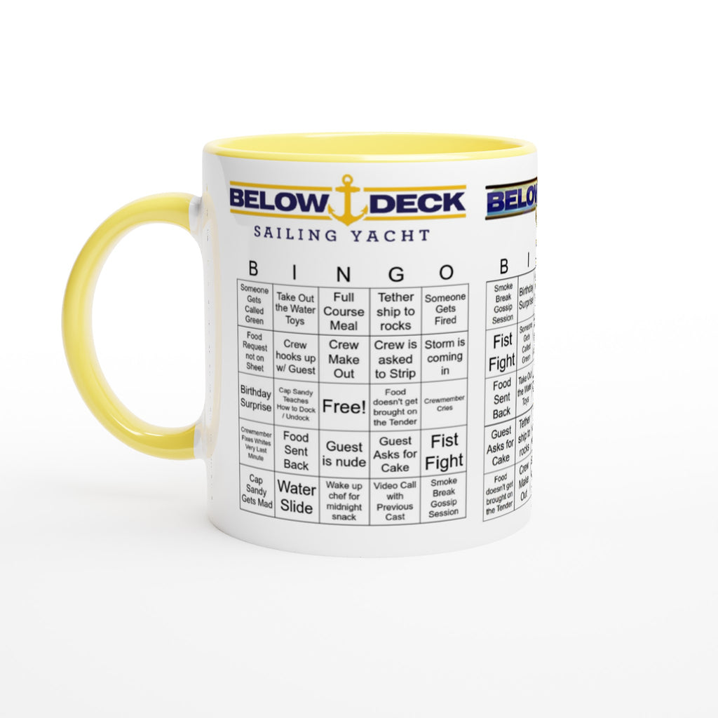 Below Deck Series- Bingo- White 15oz Ceramic Mug - Creations by Chris and Carlos