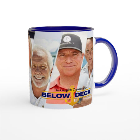 Below Deck Quotes- White 11oz Ceramic Mug with Color Inside - Creations by Chris and Carlos