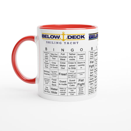 Below Deck Series- Bingo- White 15oz Ceramic Mug - Creations by Chris and Carlos